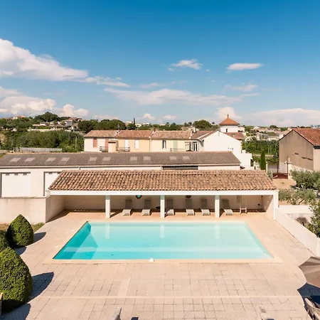 Coeur Cristal - Maison De Maitre & Avec Piscine Et Jardin Gæstehus Magalas