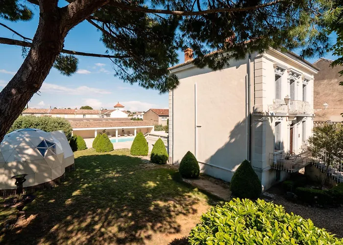 Penzion Coeur Cristal - Maison De Maitre & Avec Piscine Et Jardin